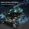 RC Car Children Toys 4wd Remote Control Tank Lighting Spray Effets Sound Bomb Bomb Electric Bloord Vehle Kids Gift Set 240424