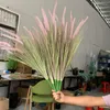 Fiori decorativi 7 teste finte canna bouquet di cipolla di seta grande albero artificiale artificiale fiore di plastica di plastica piante autunnali per feste a casa