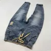 Men's Jeans Mens jeans mens ultra-thin small foot long pants casual clothing goods Q240427