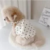 Dog Apparel Bichon Pumpkin Skirt Pet Summer Princess Dress Teddy Polka Dot Printed Cat Pomeranian Pretty Dresses