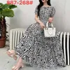 Thhone Vestidos Robe Maxi Langes Kleid Frauen Sommer Indische Kleidung Böhmische Baumwolle Floral Kurzarm koreanischer Stil Casual 240428