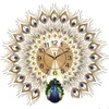 Настенные часы смотрят павлинские часы гостиная дома мода Big Watch