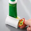 Set cartoon Rolling Tandpaste Squeezer Dispenser Leuke gezichtsreiniger Clips Kid Tandpasta Holder Tube Saver Badkameraccessoires