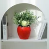 花瓶セラミックポットストロベリーシェイプボトル植栽花瓶の家の装飾