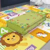 Faltbare XPE Kids Teppich falten Cartoon Baby Play Matte für Kinder Mat Playmat Puzzle Teppiche in den Kindergartenspielmatten 240423