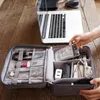 Sacs de rangement Sac de câble de voyage portable numérique USB Gadget Organisateur Chargeur Chargeur Cosmetic Zipper Pouche Kit ACCESSOIRES