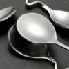 Kaffe Scoops Restaurang Stir Soup Spoon Milk Tea Rörande förtjockning Material Fashion Design Tabellery Distorsion El