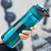 Uzspace Su Şişesi BPA Ücretsiz Shaker Portable Sport Sport Plastik Kupa Su Isıtıcı Erkekler Kız Öğrenci Açık Tur İçecek 240419