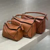 Sac de puzzles de créateurs Sacs de messager Edge à bandoulière de qualité supérieure en cuir réel Luxury Classic Femmes Femmes cuboïdes Handle supérieur Purse Purse