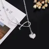 Colliers de pendentif 925 Charmes Mariage Silver plaqué Femmes Collier Doctor Stethoscope Lariat Bijoux mignon Nice Lady Cadeau