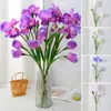 Flores decorativas 1pc Artificial Iris Flower Home decor