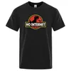 Camisetas masculinas Cartoon Dinosaur camise