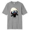 Camisetas masculinas camiseta solar camiseta grande tamanho dos homens calimero cartoon padrão masculina camiseta pintada de camiseta engraçada Men, camiseta y240429