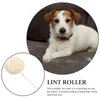 Dog Apparel Mini Lint Roller Pet Hair Slipper Shape Reusable Sticky Remover Tool