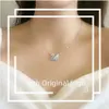 Designer Swarovisskis smycken Clover Woman Swan Halsband Gradient Crystal Diamond Utsökta Fashion Party CLAVICLE Kedja Originalutgåva Tillbehör 991