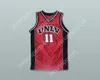 Custom Nay name Mens Youth/Kids Unlv 11 Red Basketball Jersey Top Shinked S-6xl