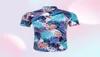 Camisa de moda masculina tops coloridos de abacaxi Hawaii Beach T-shirt meninos de impressão de tees 16 estilos4487712