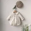Vêtements de bébé de printemps milancel Peter Pan Collar filles