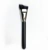 Duo Fibra Curved Sculpting Makeup Brush 164 Professional Dualfiber Contouring Destacando a beleza Cosmetics Brush Tool5881455