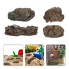 Garden Decorations Simulation Premium Miniature Fake Sand Table Stones Stone Crafts Models Plant Decor Ornaments