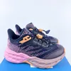 Hoka barnskor Clifton 9 Sneakers Toddler Trainers One One Girls Boys Children Youth Runner Breattable Running Shoe Designer Black White Orange