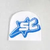 Mütze/Skull Caps Beanies für Männer Frauen Custom Jacquard Brief Stricker Winterhut Hip-Hop-Schädel Hut Unisex Design Anime Winterhüte D240429