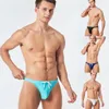 Heren shorts mannelijke sexy zwembroek Harajuku massief kleurband u-convex briefs zwempak Snel droog badpak zomer Hawaiiaans