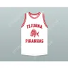 Custom Danny Trejo 5 Tijuana Piranhas Basketball Jersey Mexican Expansion Команда все сшитые размеры S M L XL XXL 3XL 4XL 5XL 6XL TOPE CASTION