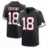 18 Kirk Cousins Bijan Robinson Football Jersey Drake London Kyle Pitts Michael Vick Younghoe Koo Jessie Bates III Patterson AJ Terrell Darnell Mooneytyler Allgeier