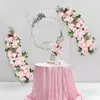 Fiori secchi docidaci 100 cm fai -da -te matrimoni artificiale decorazione di decorazioni per pareti forniture in seta peonia rosa floreale decorazione arco
