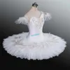 Erwachsene Kinder Klassische professionelle Ballett Tutu White Swan Lake Pancake Tutu Ballerina Party Tanz Kostüme Ballettkleid Girls Frauen 240426