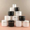 20 / 50pcs / lot 10g-500g pour visage pots crème lotion lotion contenants cosmétiques en plastique bouteilles rechargeables