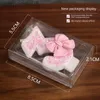 Candles 3D Number Cake Decorating Candles Cute Pink Bow Baby Shower Cake Topper Decoration Candles Party Memorial Day Party Cake Decor d240429