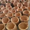 Jardinières pots de coco fibre de noix de coco suspendue putain de pot de fleur pliant ring