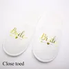 Slippers 1 paire d'équipe épouse pour Bachelorette Party Supplies Bridal Shower Po Props Decoration de mariage DÉCORATION DES BRIDES