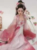 Vêtements ethniques Hanfu Rigche de jupe Kezi rouge rose