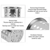 Kitchen Storage Utensil Holder Multipurpose Large Capacity Mess Proof 304 Stainless Steel Rack For Countertop