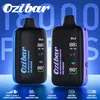 Original Ozi Bar 18000 Puffs Einweg -Vapes 5 Level E Zigaretten Gerät 0.8OHM Dual Mesh Spule 25ml Vape Pen 18k wiederaufladbar Big LED Display Oil und Battery Vaper Pod