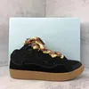 Designer lässige Schuhe Männer Frauen echte Leder Luxus Sneakers Street Mode Dicke Schnürsenkel Brettschuhe Freizeit Hip Hop Trainer Männliche weibliche Sportschuhe