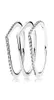 Authentique 925 Sterling Silver Ring Wish Ring Ensemble de bagues avec des anneaux de pile en cristal pour femmes Gift de mariage Fine Europe Jewelry4246733