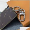 Keychains Lanyards 7X9Cm Designer Chocolate Model Keychain Key Chains Ring Holder Esigners For Porte Clef Gift Men Women Car Bag P Dhkhw