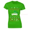 Dames t shirts mini cooper kerst t-shirt heren cadeau auto nieuwigheid lelijk shirt zomer grappige print t-shirt mannen vrouwen