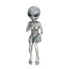 Decoraties Grappige hars Alien Standbeeld Outdoor Garden Decoratie UFO DWARF Sculptuur Desktop Home Decor voor Halloween Kerst ornamenten