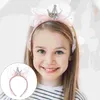 Bandanas Children's Bandband enfants Bow Hairband Festival Festival Bandons pour les filles Couronne d'anniversaire