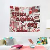 Tapestries sigma gamma phi rode collage sgphi dus tapijt decoratie muurdecor voor kamer esthetische slaapkamer