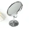 Nouveau agrandissement du miroir de maquillage circulaire Double 2 côtés Round Round Rotation Cosmetic Mirror Stand Magror Mirror Standingstand, pour une forme ronde à deux côtés