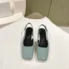 Aeyde di alta qualità Aeyde Sandalo piatto a punta di punta a punta in pelle scarpe da scarpe da scarpa da scarpa da scarpe da design di lusso con scatola con scatola