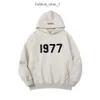 Designer Mens Hooded 1977 EssentialSpants Hoodie Gedrukte letter Pullover Sweatshirts Fashion Classic EssentiSclothing Paren EssentialTrackSuit A1 959