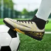 Męskie buty piłki nożnej darń futsal oddychające buty piłkarskie korki na zewnątrz w pomieszczeniach Niepoślizg ultralight sport 240426