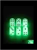 Gambing Leisure Sports Outdoors Drop Livrot 2021 Luminous 16 mm D6 Dice Bosons Bosons Brinking Games Funny Family Game pour par4029533